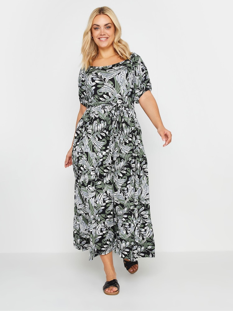 Yours Curve Gestuftes Maxikleid - Bild 2 von 4