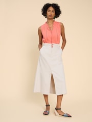 White Stuff Allie Denim-Midirock - Bild 1 von 7