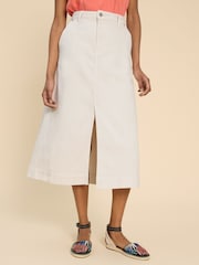 White Stuff Allie Denim-Midirock - Bild 2 von 7