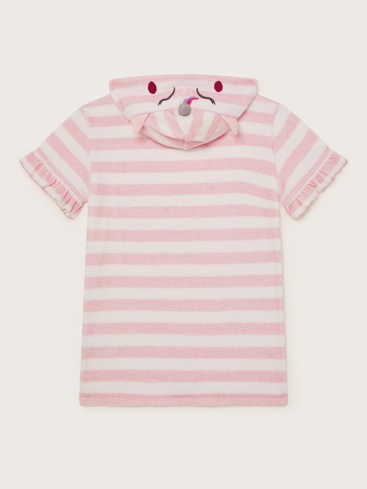 Angels By Accessorize Girls Pink Unicorn Towel Dress - Image 3 of 3