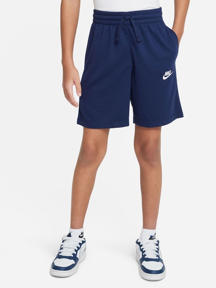 Nike Midnight Navy Club Jersey Shorts - Image 1 of 6