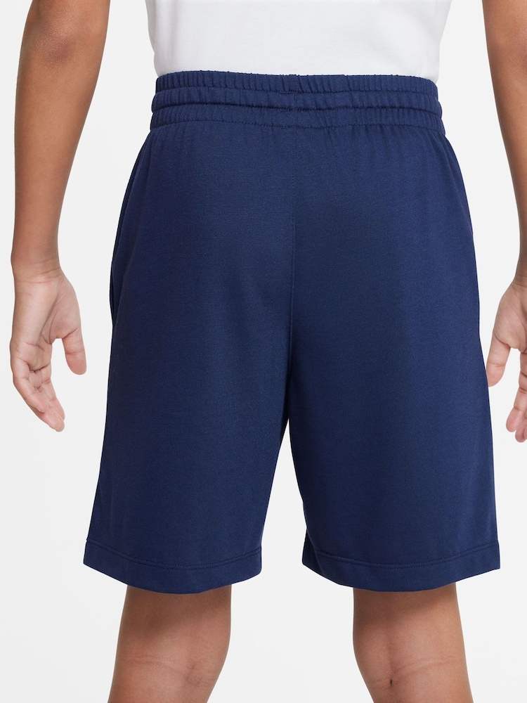 Nike Midnight Navy Club Jersey Shorts - Image 1 of 4