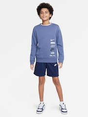 Nike Midnight Navy Club Jersey Shorts - Image 2 of 4
