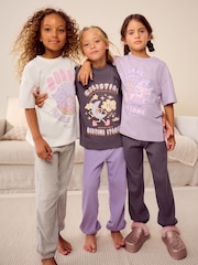 Charcoal Grey Jogger Pyjamas 3 Pack (3-16yrs) - Image 1 of 13
