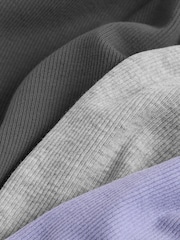 Charcoal Grey Jogger Pyjamas 3 Pack (3-16yrs) - Image 12 of 13