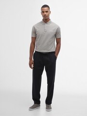 Barbour® International 100% Cotton Essential Polo Shirt - Image 3 of 6