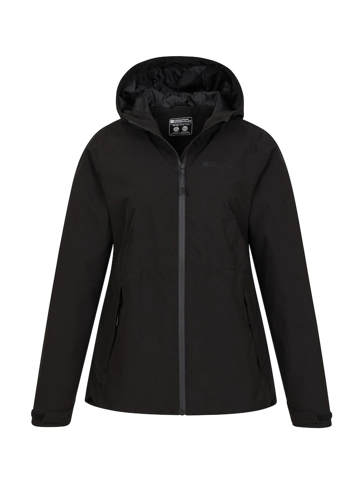 Черный - Mountain Warehouse Womens Vancouver II Waterproof Jacket - Изображение 2 из 6
