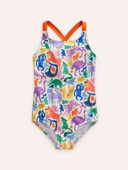 Boden Multi Cross-Back Printed Swimsuit - Image 1 of 3