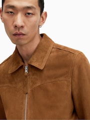 AllSaints Brown Tanner Jacket - Image 5 of 6