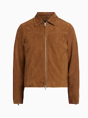 AllSaints Brown Tanner Jacket - Image 6 of 6