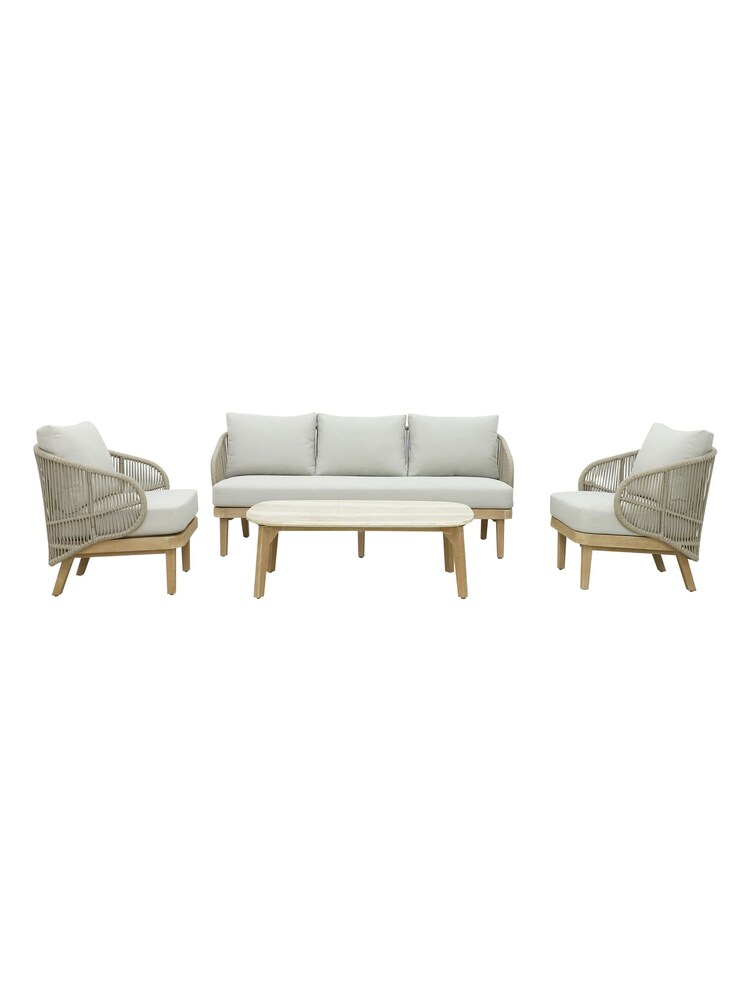 Kettler Natural Bali Garden Lounge Set - Image 2 of 2