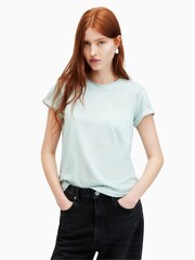 Синий - Футболка Allsaints Anns - Изображение 1 из 6