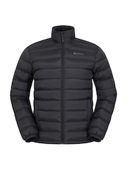 Mountain Warehouse Black Mens Vista Water Resistant Padded Jacket - Image 1 of 5