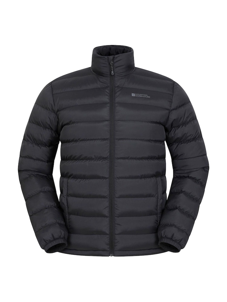 Mountain Warehouse Black Mens Vista Water Resistant Padded Jacket - Image 1 of 5