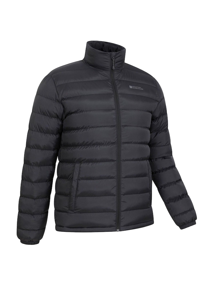 Mountain Warehouse Black Mens Vista Water Resistant Padded Jacket - Image 2 of 5