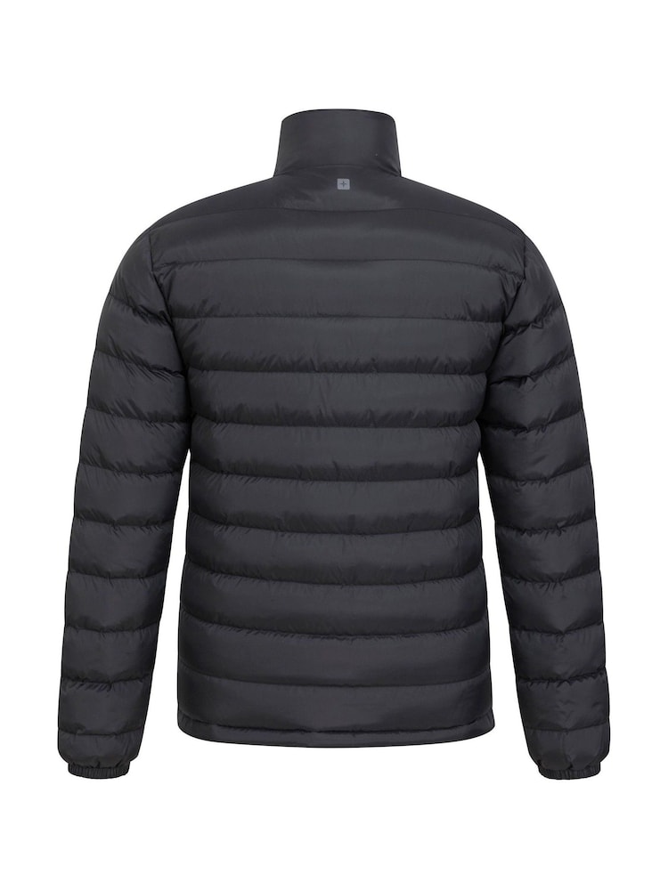 Mountain Warehouse Black Mens Vista Water Resistant Padded Jacket - Image 3 of 5