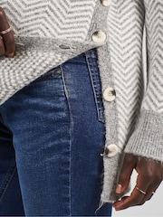 JoJo Maman Bébé Charcoal Grey Maternity And Nursing Turtle Neck Jumper - Image 4 of 4