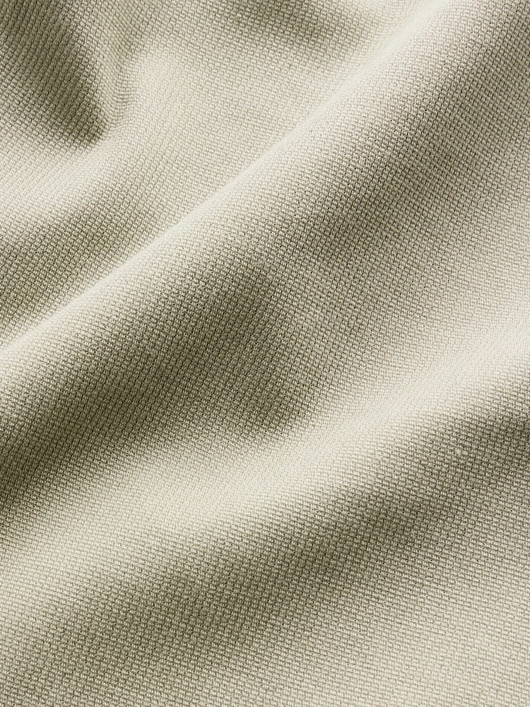 Light Stone Straight Fit Belted Textured 5 Pocket Trousers - Image 11 of 11