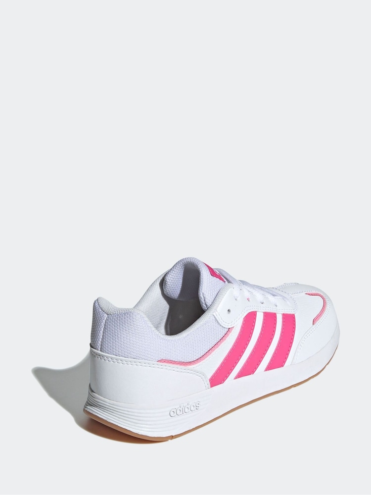Roz/alb - Pantofi sport pentru copii adidas Tensaur Switch - Image 4 of 8