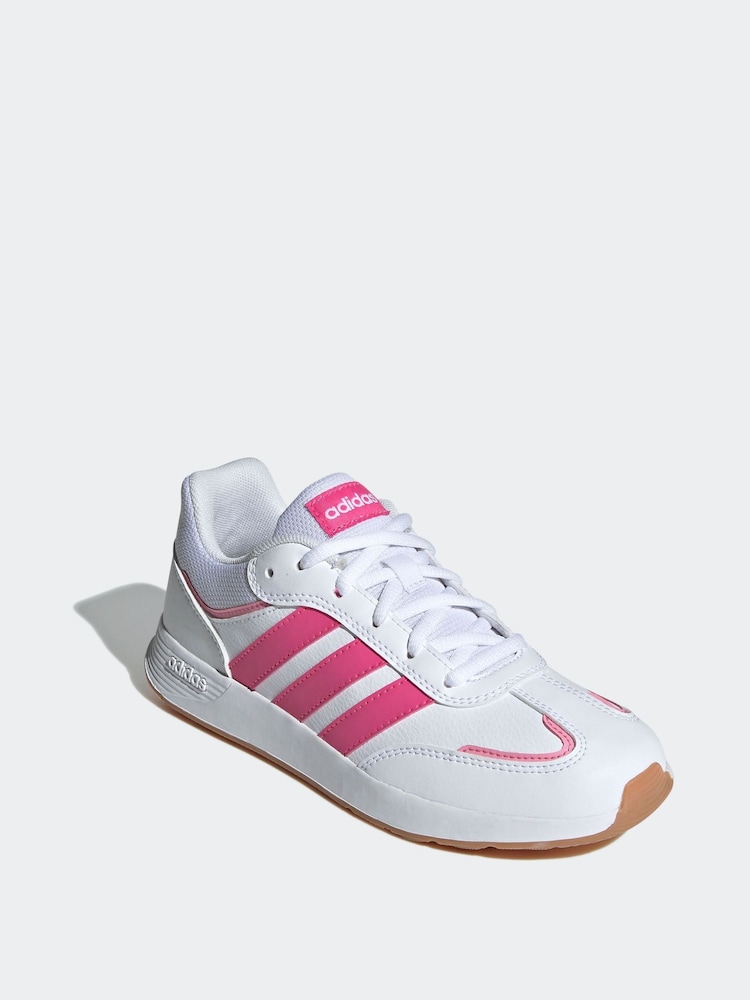 Roz/alb - Pantofi sport pentru copii adidas Tensaur Switch - Image 5 of 8