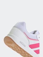 adidas Pink/White Kids Tensaur Switch Trainers - Image 7 of 8