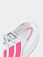 adidas Pink/White Kids Tensaur Switch Trainers - Image 8 of 8