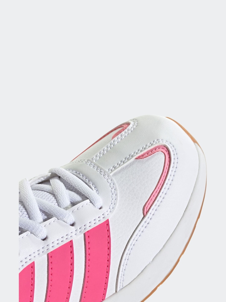 adidas Pink/White Kids Tensaur Switch Trainers - Image 8 of 8 adidas Pink/White Kids Tensaur Switch Trainers - Image 8 of 8