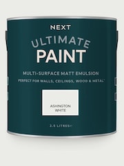 Ashington White Ultimate Multi-Surface 2.5L Paint - Image 1 of 4