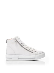 Белый - Moda in Pelle Annaken High Top Chunky Lace-Up Leather Trainers - Image 1 of 4