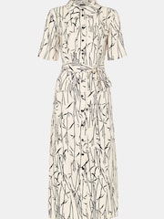 Whistles Bamboo Shoots Fontella White Dress - Image 6 of 6