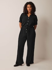 Negro - Evans Jersey Jumpsuit - Imagen 1 de 4