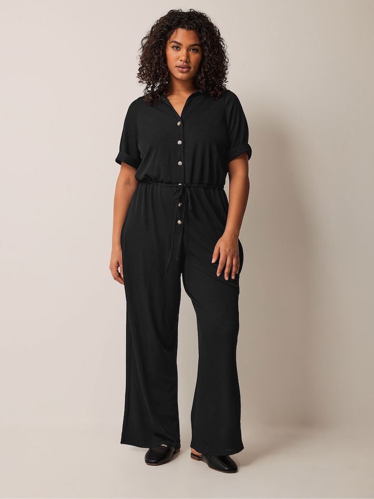 Negro - Evans Jersey Jumpsuit - Imagen 2 de 4