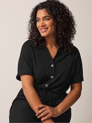 Negro - Evans Jersey Jumpsuit - Imagen 4 de 4