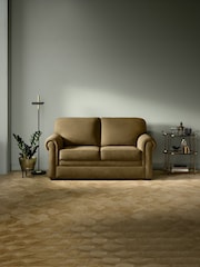 Jay-Be Cosy Chenille Hedge Green Heritage 2 Seater Sofa Bed - Image 1 of 6