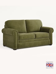 Jay-Be Cosy Chenille Hedge Green Heritage 2 Seater Sofa Bed - Image 2 of 6