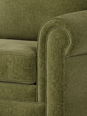 Jay-Be Cosy Chenille Hedge Green Heritage 2 Seater Sofa Bed - Image 4 of 6