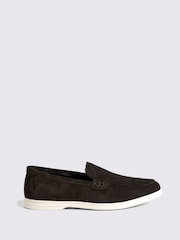MOSS Brown Lewisham Suede Casual Loafers - Image 2 of 5