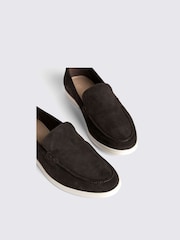 MOSS Brown Lewisham Suede Casual Loafers - Image 5 of 5
