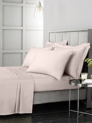 Bianca Set of 2 Blush Pink 400 Thread Count 100% Cotton Sateen Pillowcases - Image 1 of 4
