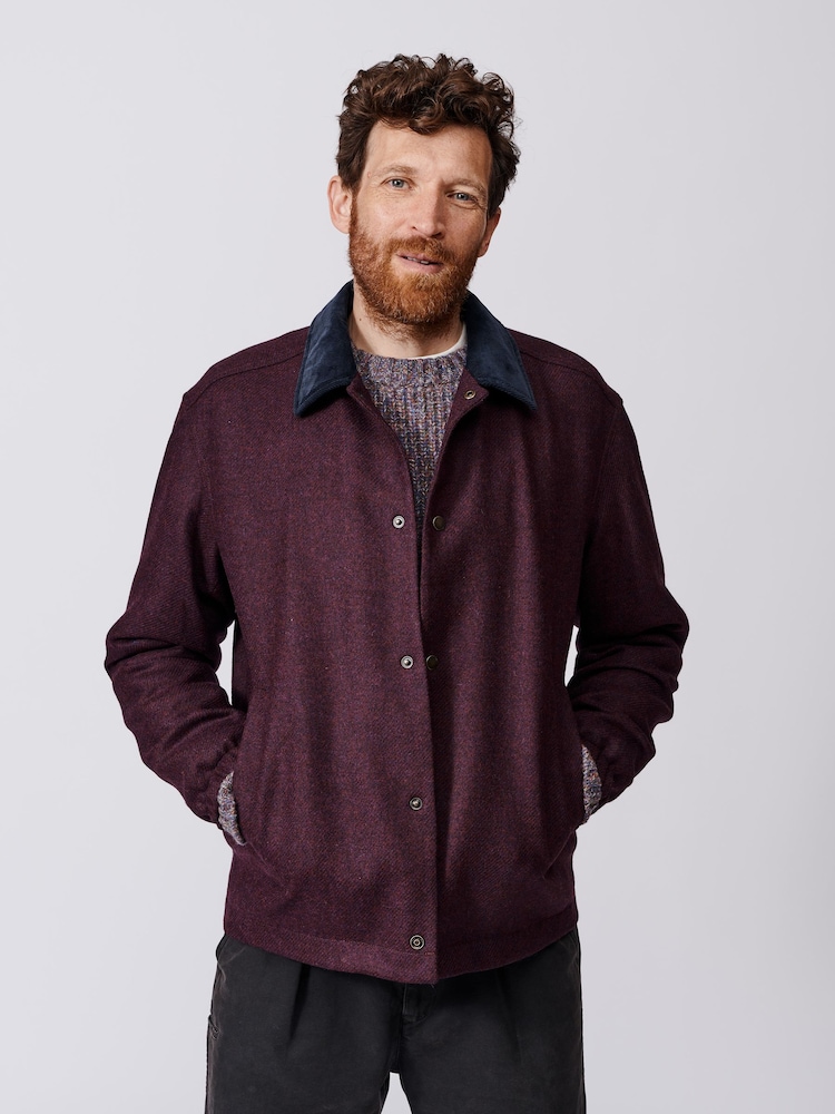 Aubin Purple 100% Cotton Jacket - Image 1 of 11