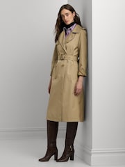 Lauren Ralph Lauren Double Breasted Belted Trench Coat - Image 1 of 10
