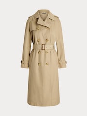 Lauren Ralph Lauren Double Breasted Belted Trench Coat - Image 10 of 10