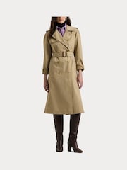 Lauren Ralph Lauren Double Breasted Belted Trench Coat - Image 3 of 10
