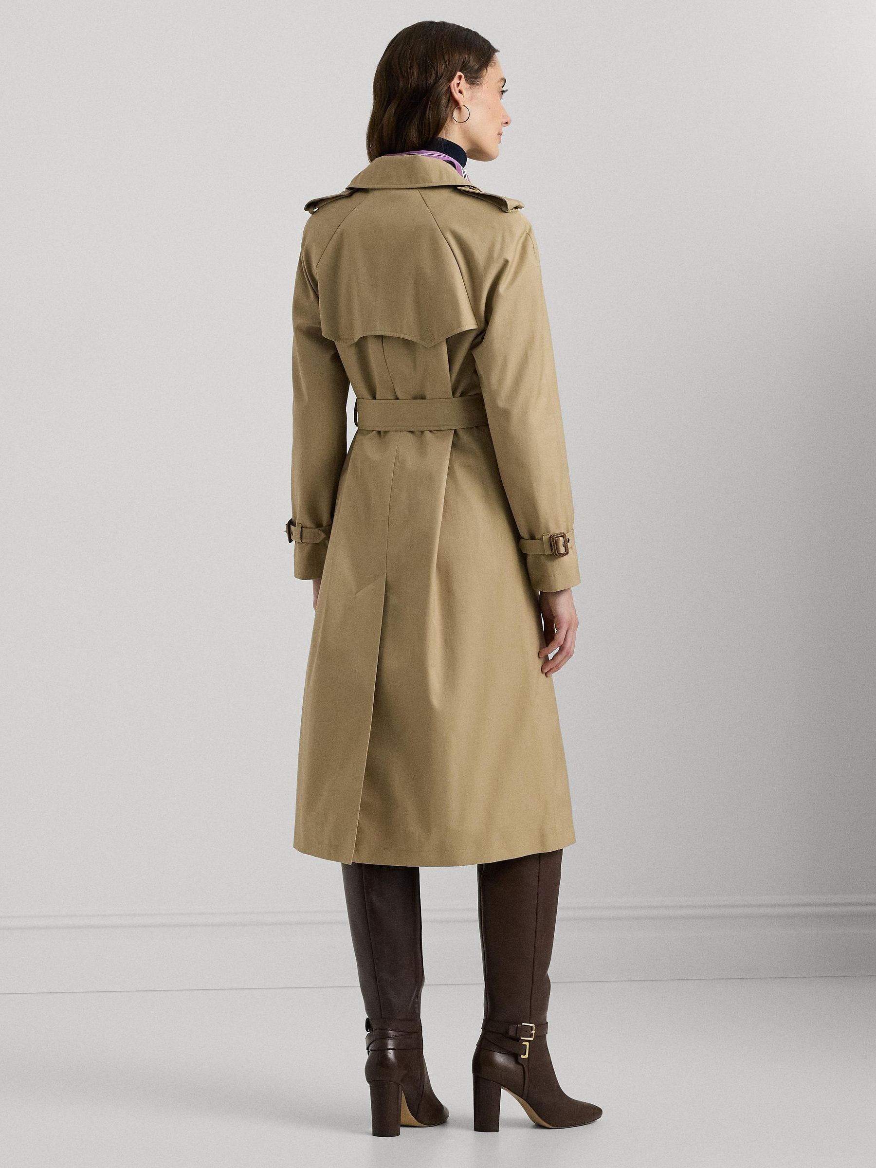 Buy Lauren Ralph Lauren Double Breasted Belted Trench Coat