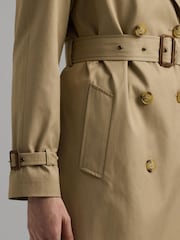 Lauren Ralph Lauren Double Breasted Belted Trench Coat - Image 6 of 10
