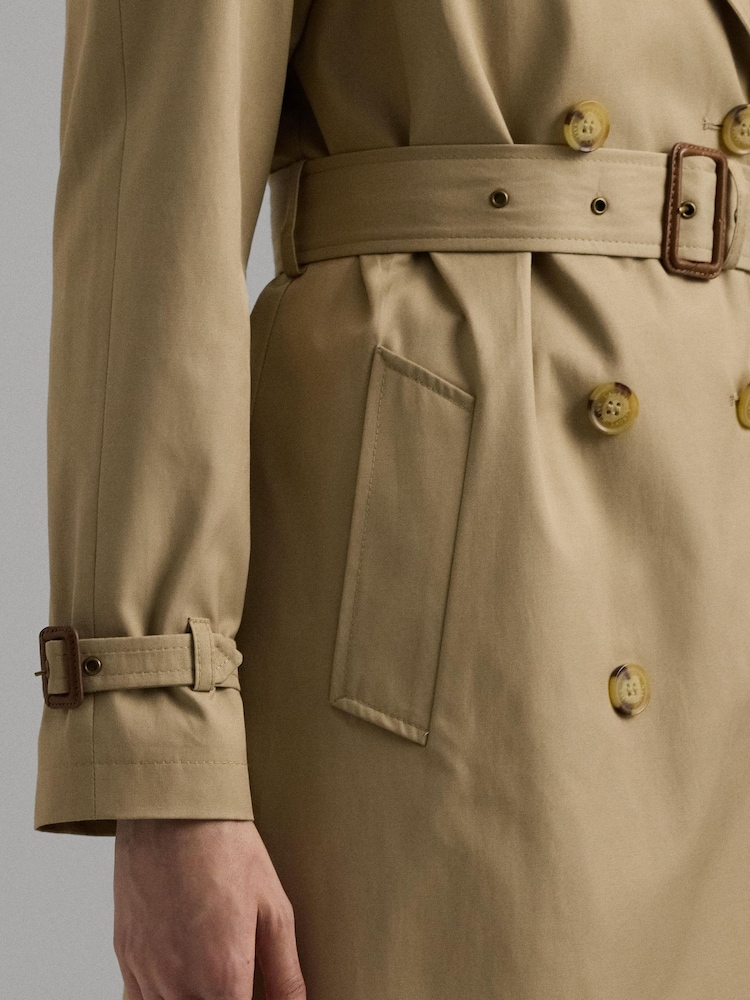 Lauren Ralph Lauren Double Breasted Belted Trench Coat - Image 6 of 10
