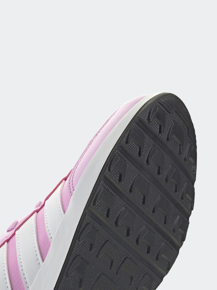 adidas White/Pink Kids Tensaur Switch Trainers - Image 8 of 8 adidas White/Pink Kids Tensaur Switch Trainers - Image 8 of 8