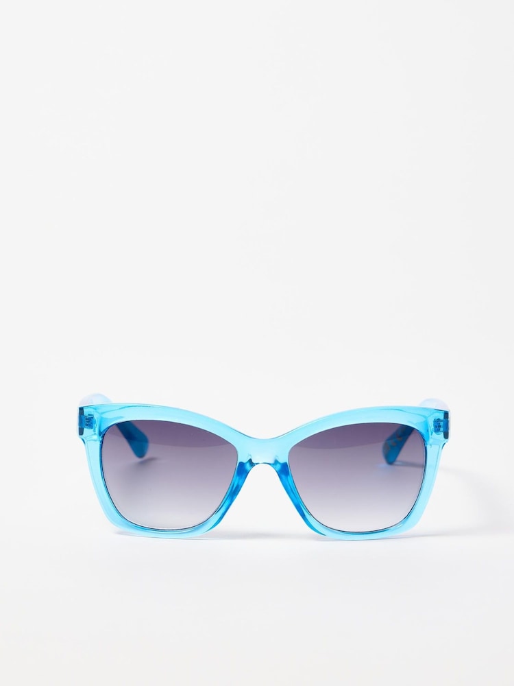 Oliver Bonas Eckige Sonnenbrille mit Kristallbesatz - Bild 2 von 7