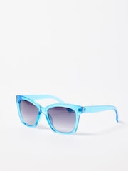 Oliver Bonas Eckige Sonnenbrille mit Kristallbesatz - Bild 3 von 7