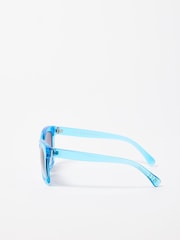 Oliver Bonas Eckige Sonnenbrille mit Kristallbesatz - Bild 4 von 7
